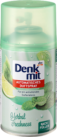 Denkmit Lufterfrischer Automatisches Spray Herbal Freshness Nachfüllpack, 250 ml