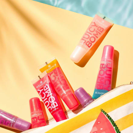essence Szájfény Jucy Bomb shiny - Nr. 101 Lovely Litchi, 10 ml | dm.hu