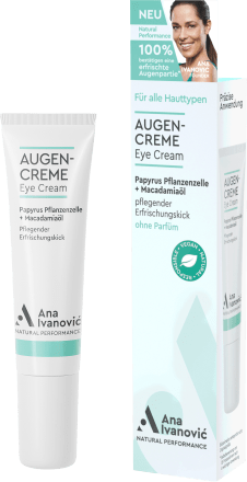 Ana Ivanović Natural Performance Augencreme, 15 ml dauerhaft günstig ...