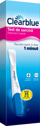 Test de sarcina clear blue best sale
