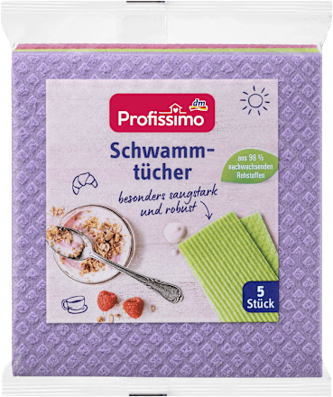 Profissimo Schwammtücher, 5 St