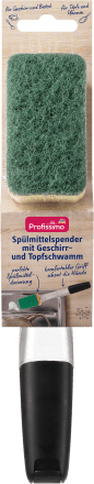 Profissimo Spülmittelspender mit Geschirr- und Topfschwamm, 1 St