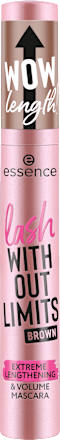 essence Mascara Lash Without Limits Extreme Lengthening & Volume 02 Brown, 13 ml
