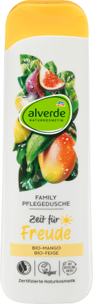 alverde NATURKOSMETIK Family-Pflegedusche Bio-Mango Bio-Feige, 300 ml