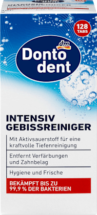 Dontodent Gebissreiniger Tabs intensiv, Vorteilspack, 128 St