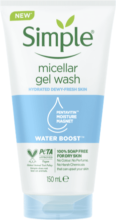 Simple face wash 2024 gel