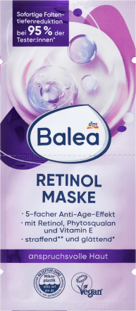 Balea Gesichtsmaske Retinol (2x8 ml), 16 ml