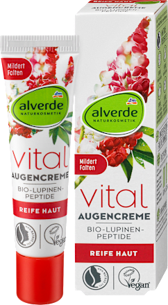 alverde NATURKOSMETIKAugencreme Vital, 15 ml