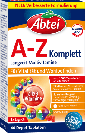 AbteiA-Z Komplett Tabletten 40 St, 46 gNahrungsergänzungsmittel