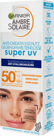 Garnier Ambre Solaire Sonnenfluid online dauerhaft LSF Gesicht günstig ml super UV, kaufen 40 50