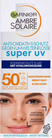 Garnier Ambre Solaire Sonnenfluid ml 50+, LSF 40 kaufen super günstig UV, dauerhaft online Gesicht