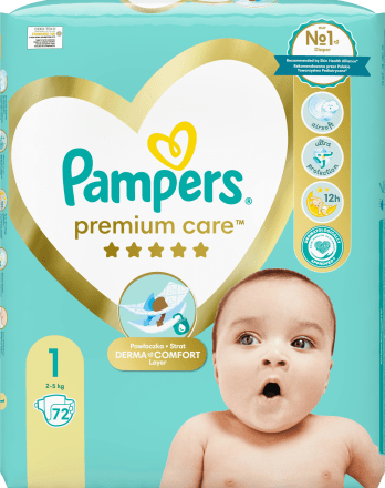 Pampers Premium Care Plienky ve kos 1 2 5 kg 72 ks nakupujte