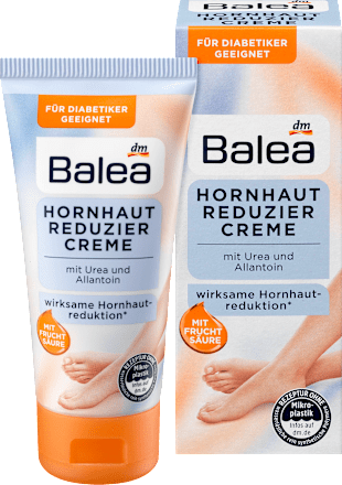 Balea Fußcreme, Hornhaut Reduzier Creme mit Urea & Allantoin, 50 ml