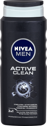 NIVEA MEN Active Clean gel za tu iranje 500 ml dm.hr