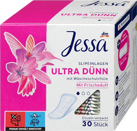 JessaSlipeinlagen Ultra Dünn Frischeduft, 30 St