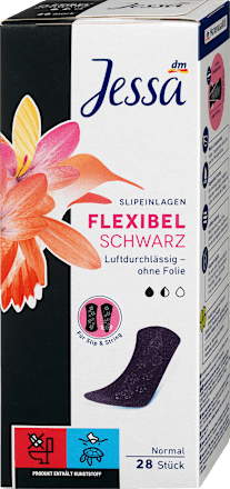 JessaSlipeinlagen Flexibel Schwarz, 28 St