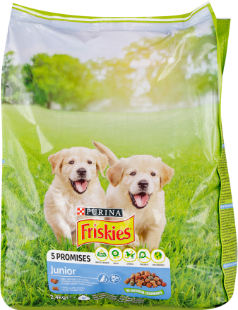 PURINA Friskies JUNIOR 2 granule za pse sa piletinom i povr em 2400 g dm.rs