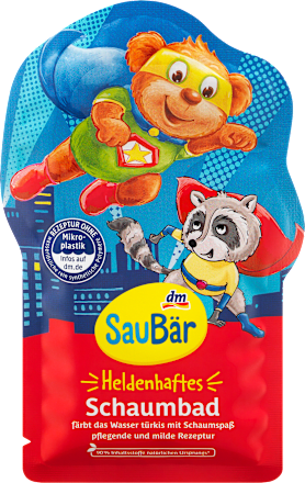 SauBärKinder Badezusatz Heldenhaftes Schaumbad, 40 ml