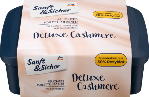 Sanft&Sicher Feuchtes Toilettenpapier Deluxe Cashmere