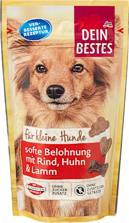 Dein BestesHundeleckerli softe Belohnung mit Rind, Huhn & Lamm, 60 gErgänzungsfuttermittel