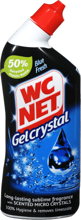 WC NET Čistilo za WC Gelcrystal Blue Fresh, 750 ml