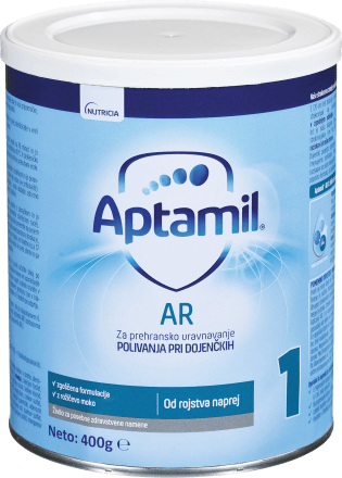 Aptamil Mleko v prahu AR, 0 m+, 400 g