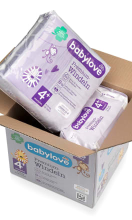 Babylove Windeln Premium Gr. 6, XXL, 15-20 Kg, Monatspack, 128 St