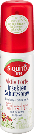 S-quitofreeInsektenschutzspray Aktiv Forte, 100 mlBiozidprodukt