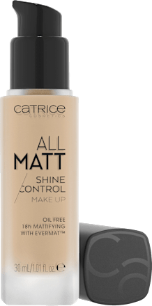 Catrice Foundation All Matt Shine Control 020 Neutral Nude Beige, 30 ml
