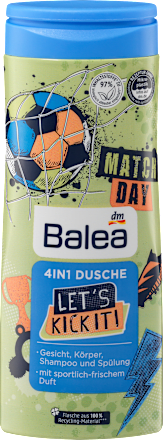 Balea Kinder Dusche 4in1 Let’s kick it!, 300 ml