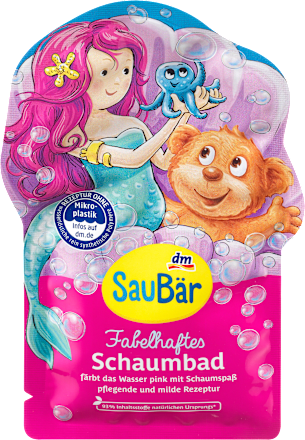 SauBär Kinder Badezusatz Fabelhaftes Schaumbad, 40 ml