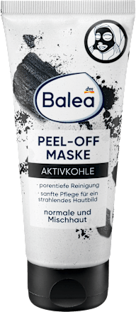 Balea Gesichtsmaske Peel-Off mit Aktivkohle, 100 ml dauerhaft günstig  online kaufen