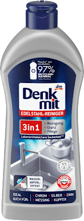 DenkmitEdelstahlreiniger 3in1, 300 ml