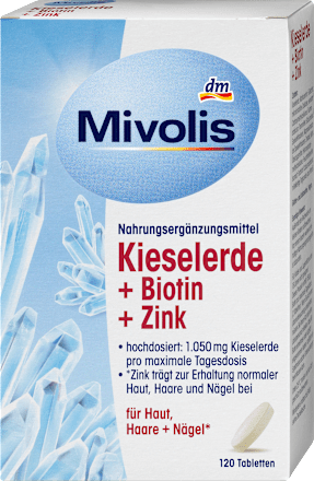 MivolisKieselerde + Biotin + Zink, Tabletten 120 St., 120 StNahrungsergänzungsmittel
