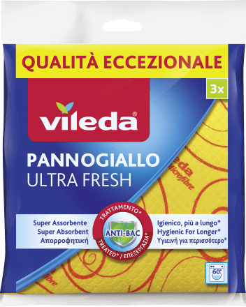 vileda Pannogiallo Ultra Fresh, 3 pz Acquisti online sempre convenienti