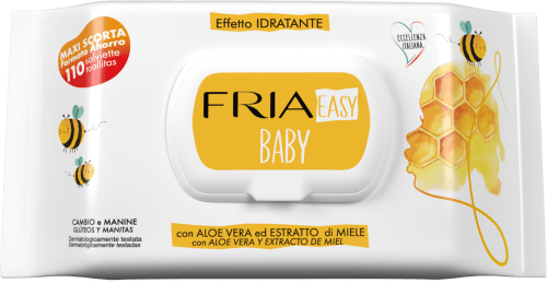 FRIA Easy Baby Salviette con aloe vera e miele, 110 pz Acquisti online  sempre convenienti