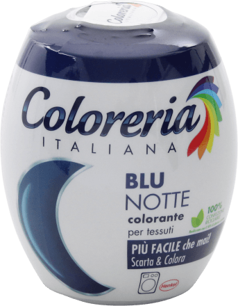 Coloreria ITALIANA Colorante per tessuti blu notte, 350 g Acquisti online  sempre convenienti