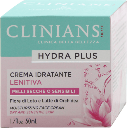 CLINIANS Crema idrantante lenitiva Hydra Plus, 50 ml Acquisti online sempre  convenienti