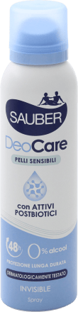 SAUBER DeoCare spray deodorante pelli sensibili, 150 ml Acquisti online  sempre convenienti