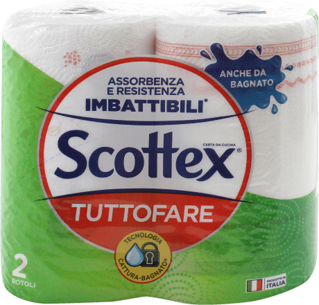 Scottex Carta da cucina Tuttofare 2 veli, 2 pz Acquisti online