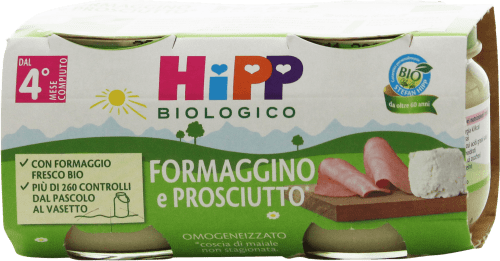 HIPP Omogeneizzato formaggino e prosciutto, 160 g Acquisti online