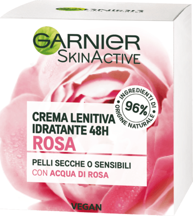 GARNIER SKIN ACTIVE Crema idratante lenitiva prodigiosa con acqua