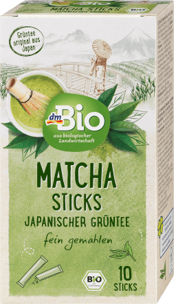 dmBio Stick di tè verde matcha giapponese biologico, 0,02 kg Acquisti  online sempre convenienti