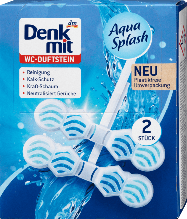 DenkmitWC-Duftstein Aqua Splash, 2 St