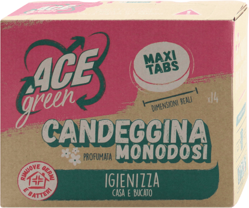 ACE - Gentile Green - Candeggina Profumata 18 Monodosi