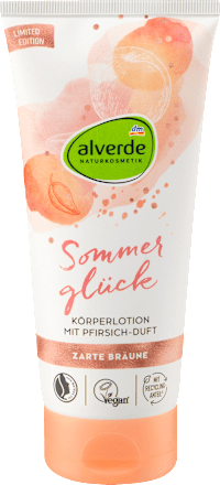alverde NATURKOSMETIKKörperlotion Zarte Bräune Bio-Pfirsich, 200 ml