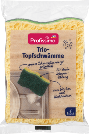 ProfissimoTrio-Topfschwämme, 2 St