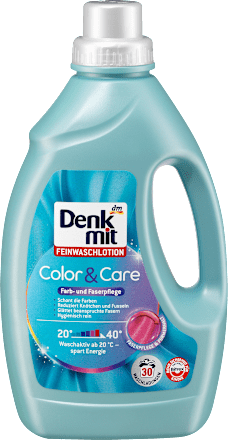 DenkmitFeinwaschmittel flüssig Lotion Color & Care, 1,5 l