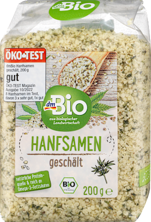 dmBioHanfsamen, geschält, 200 g