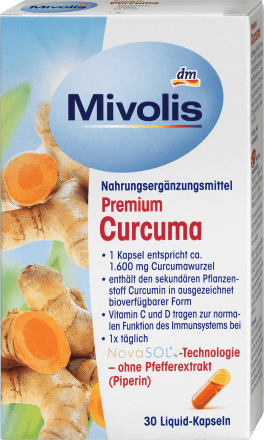 MivolisPremium Curcuma Kapseln, 30 St., 19 gNahrungsergänzungsmittel